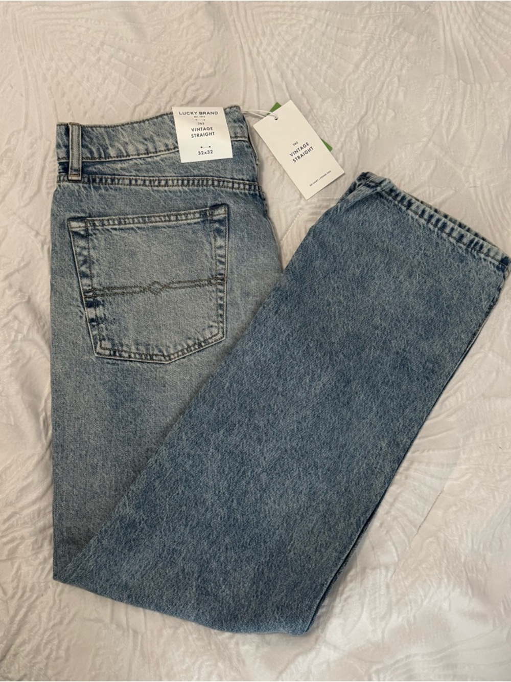 Lucky Brand Men's Straight Jeans - Medium Blue Wash